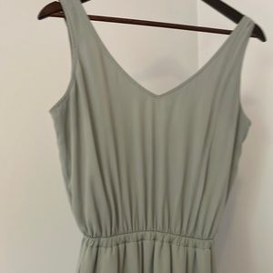 Show Me Your Mumu Kendall Chiffon Bridesmaid Dress in Sage